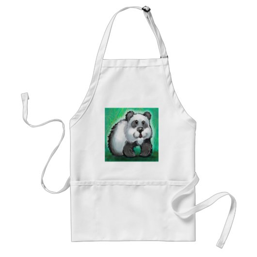 Panda Beer Standaard Schort (Voorkant)