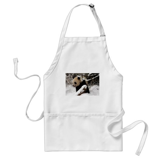 Panda Beer Standaard Schort (Voorkant)
