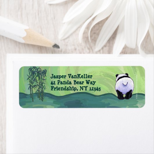 Panda Beer Stationery Etiket (Insitu)