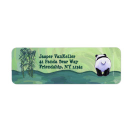 Panda Beer Stationery Etiket