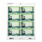 Panda Beer Stationery Etiket (Full Sheet)