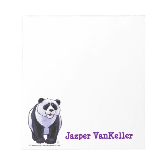 Panda Beer Stationery Notitieblok (Voorkant)