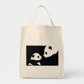 panda - beer - stempel tote bag (Voorkant)