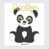 Panda Beer Sticker (Vel)