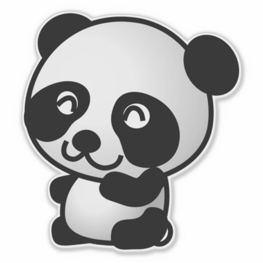 Panda Beer Sticker (Voorkant)