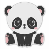 Panda Beer Sticker (Voorkant)