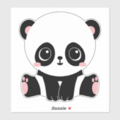 Panda Beer Sticker (Vel)