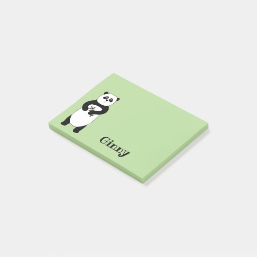 Panda Beer Sticky Note Pad (Schuin)