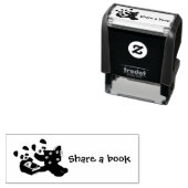 Panda Beer Storytime Zelfinktende Stempel (In situ)