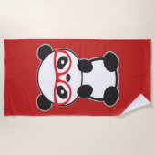 Panda Beer Strandlaken - Leon het Panda Beer (Voorkant)