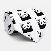 Panda Beer Stropdas (Opgerold)