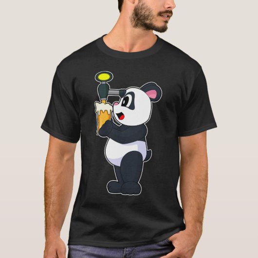 Panda Beer T-shirt (Voorkant)
