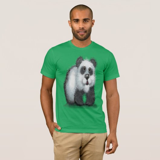 Panda Beer T-shirt (Voorkant volledig)