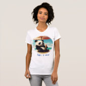 Panda beer T-shirts (Voorkant volledig)