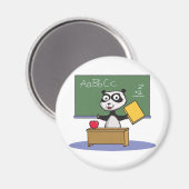 Panda Beer Teacher Magneet (Voorkant / Achterkant)