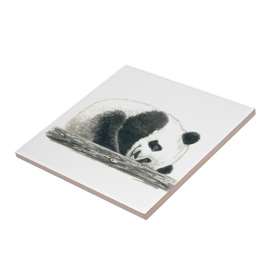 Panda beer tegeltje (Zijkant)