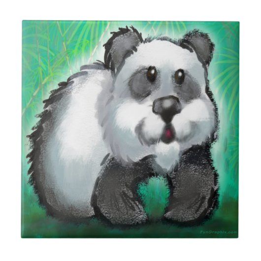 Panda Beer Tegeltje (Voorkant)