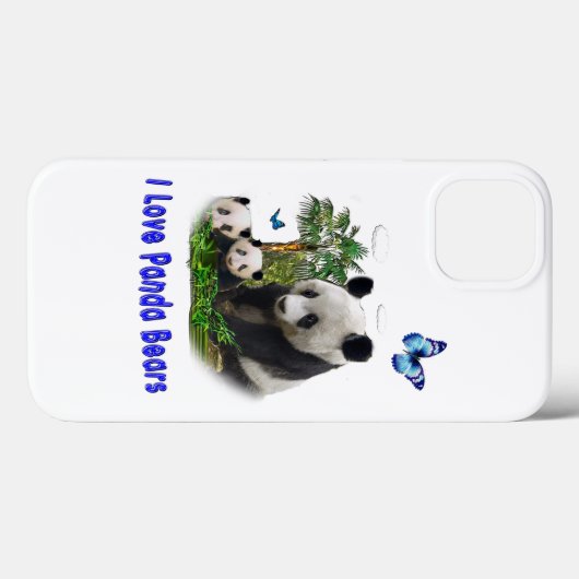 Panda-Beer-telefoongevallen Case-Mate iPhone Case (Achterkant (horizontaal))