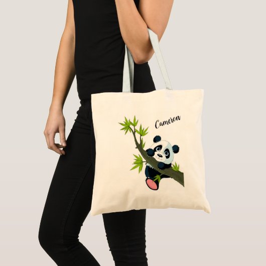 Panda Beer Tote Bag (Voorkant (product))