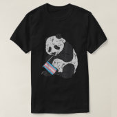 Panda Beer Transgender vlag Trans Pride LGBT Anima T-shirt (Design voorkant)