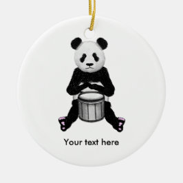 Panda Beer trommelillustratie Keramisch Ornament