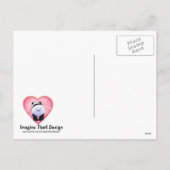 Panda Beer Valentijnsdag Feestdagenkaart (Achterkant)