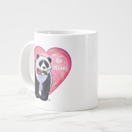 Panda Beer Valentijnsdag Grote Koffiekop (Links)