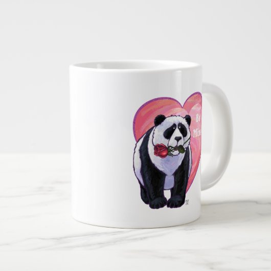 Panda Beer Valentijnsdag Grote Koffiekop (Voorkant rechts)