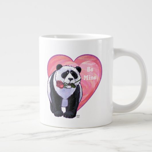 Panda Beer Valentijnsdag Grote Koffiekop (Rechts)