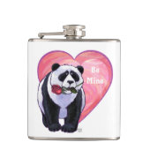 Panda Beer Valentijnsdag Heupfles (Voorkant)