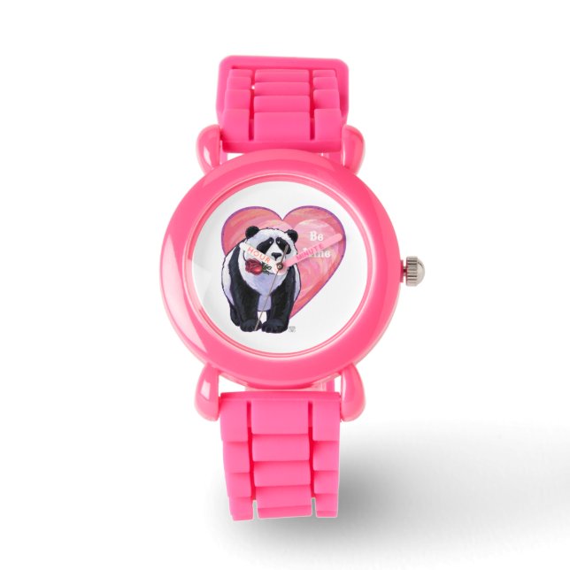 Panda Beer Valentijnsdag Horloge (Voorkant)