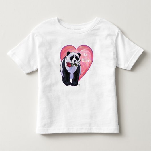 Panda Beer Valentijnsdag Kinder Shirts (Voorkant)