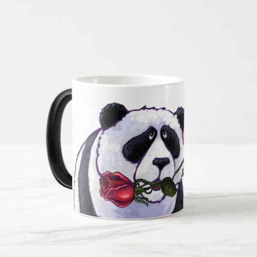 Panda Beer Valentijnsdag Magische Mok (Voorkant links)