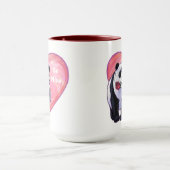 Panda Beer Valentijnsdag Mok (Midden)