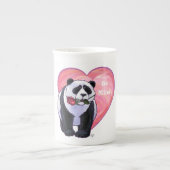 Panda Beer Valentijnsdag Porselein Kop (Voorkant)