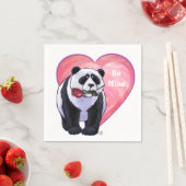 Panda Beer Valentijnsdag Servetten (Insitu)
