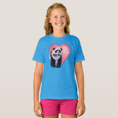 Panda Beer Valentijnsdag T-shirt (Voorkant volledig)