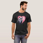 Panda Beer Valentijnsdag T-shirt (Voorkant volledig)