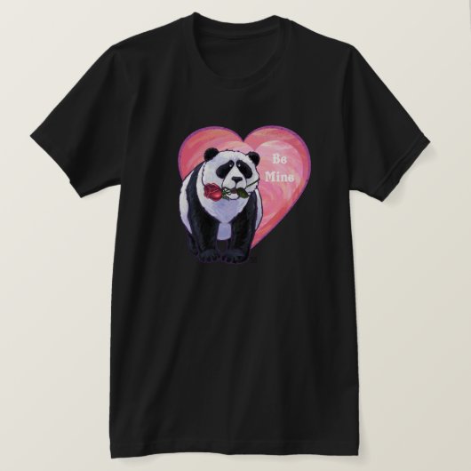 Panda Beer Valentijnsdag T-shirt (Design voorkant)
