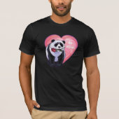 Panda Beer Valentijnsdag T-shirt (Voorkant)