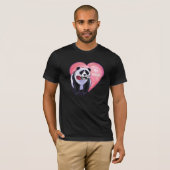 Panda Beer Valentijnsdag T-shirt (Voorkant volledig)