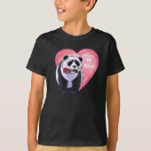 Panda Beer Valentijnsdag T-shirt (Voorkant)