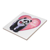 Panda Beer Valentijnsdag Tegeltje (Zijkant)