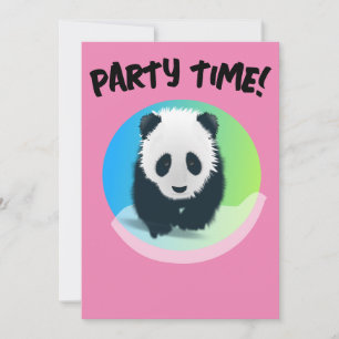 PANDA BEER VERJAARDAGSFEEST OP MAAT UITNODIGINGEN