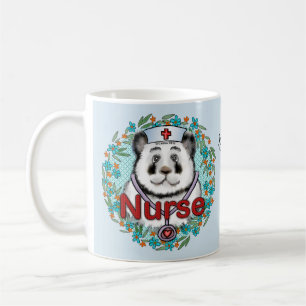 Panda beer verpleegkundige koffiemok