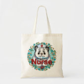 Panda beer verpleegkundige tote bag (Voorkant)