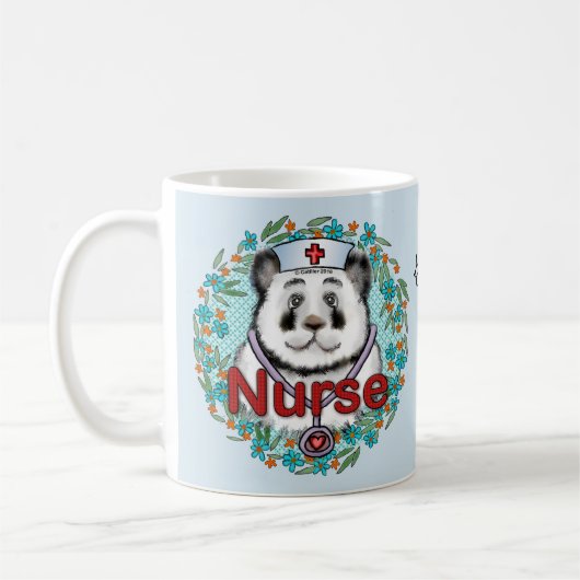 Panda beer verpleegster koffiemok (Links)