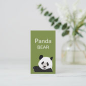 Panda Beer Visitekaartje (Staand voorkant)