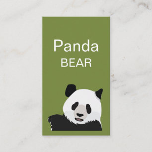 Panda Beer Visitekaartje