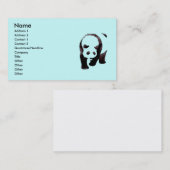 Panda beer visitekaartje (Voorkant / Achterkant)